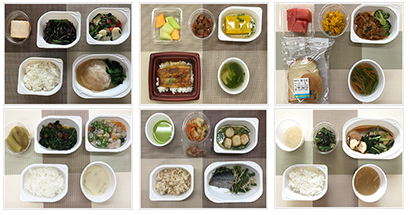 宅配食の体験レポートをした食事写真